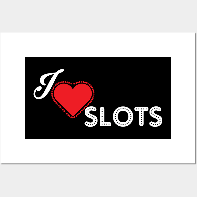 Slots One Arm Bandit Slot Machine Casino Wall Art by OfCA Design